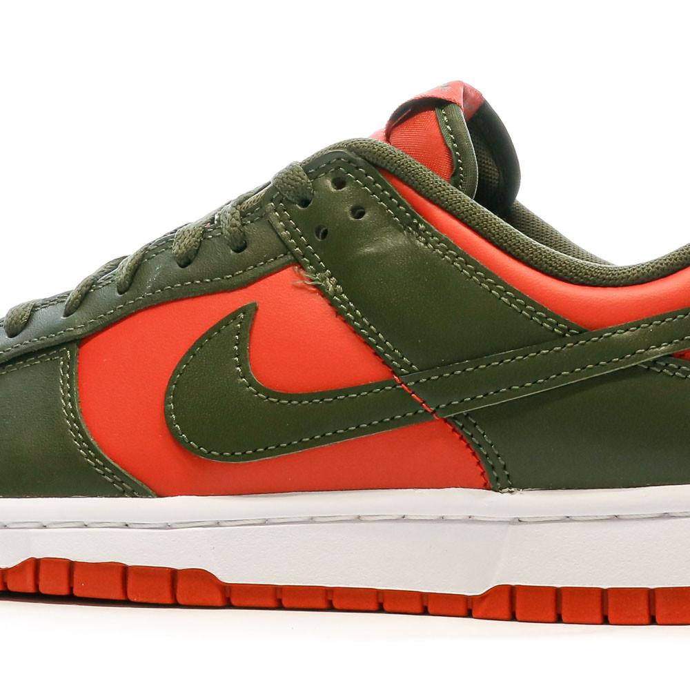 Baskets Kaki/Rouge Homme Nike Dunk Low Retro vue 7