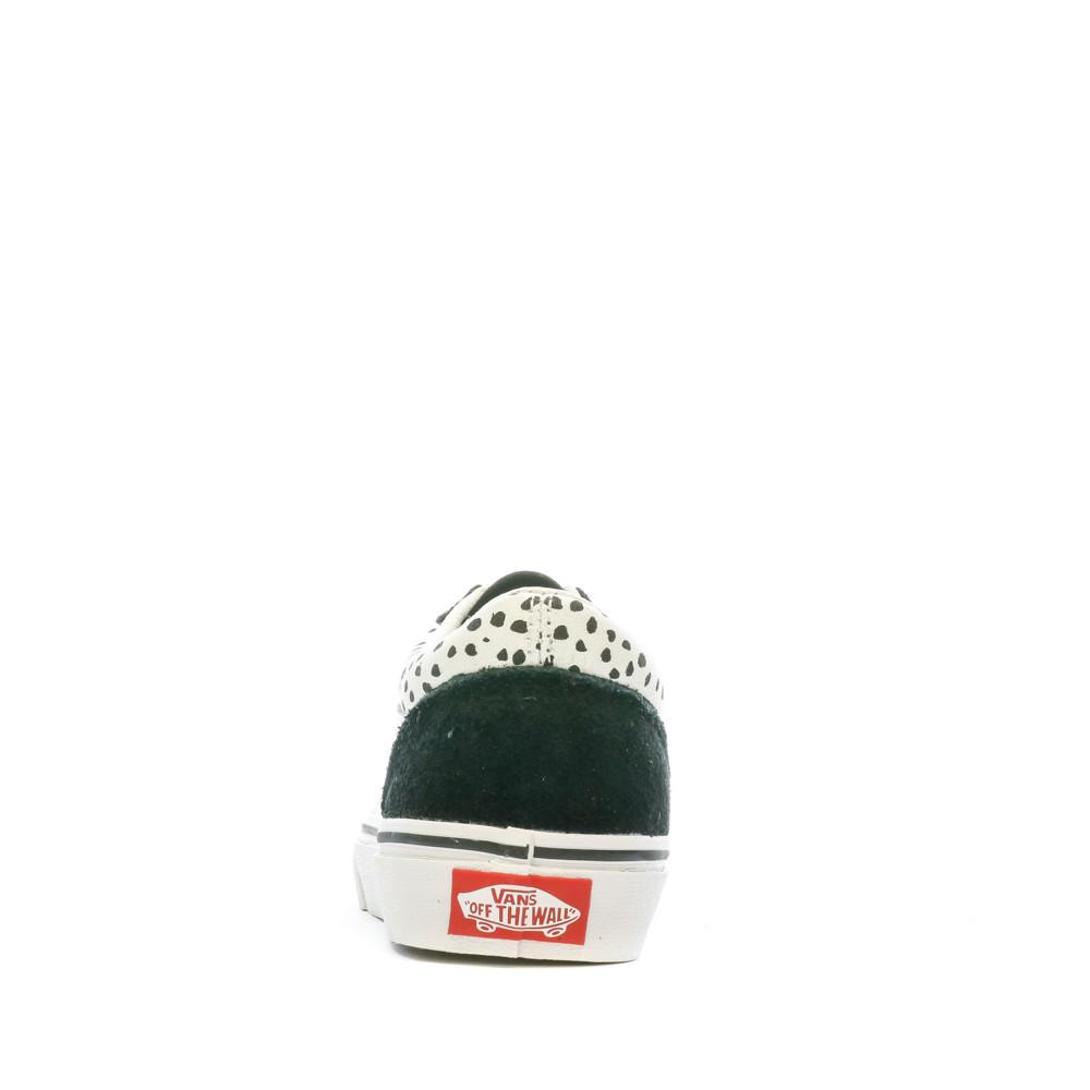 Baskets Noires/Blanches Fille Vans Old Skool vue 3