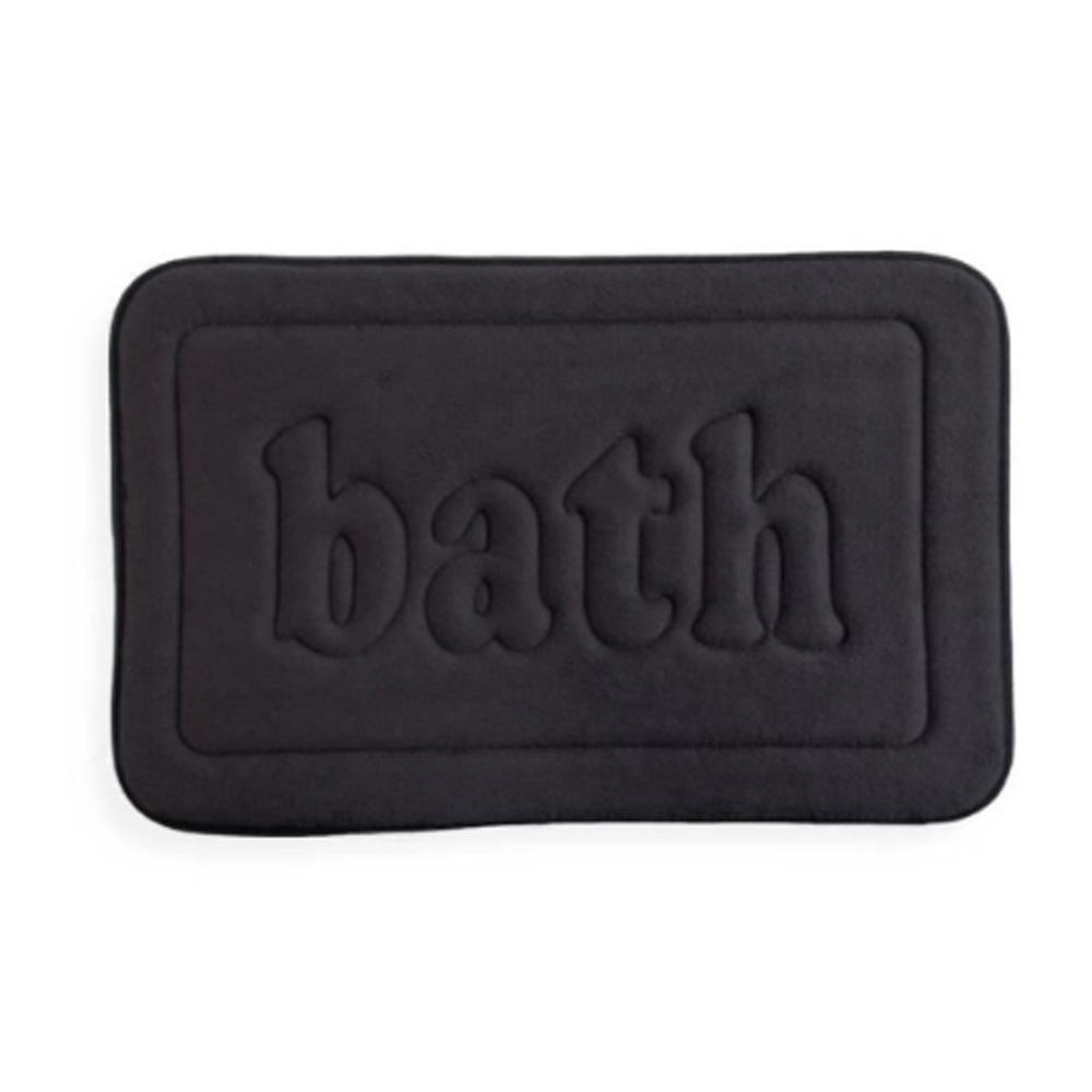 Tapis Noir/Blanc Utility Mémoire De forme 40x60 pas cher