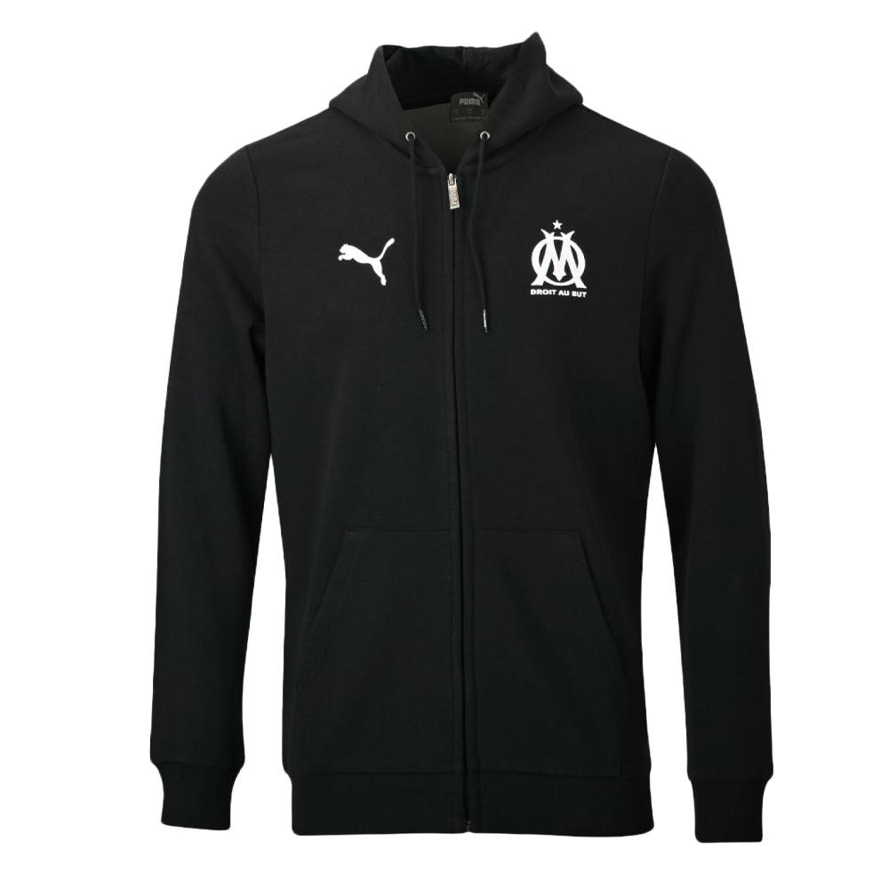 OM Veste Noire Homme Puma Blank 23/24 pas cher