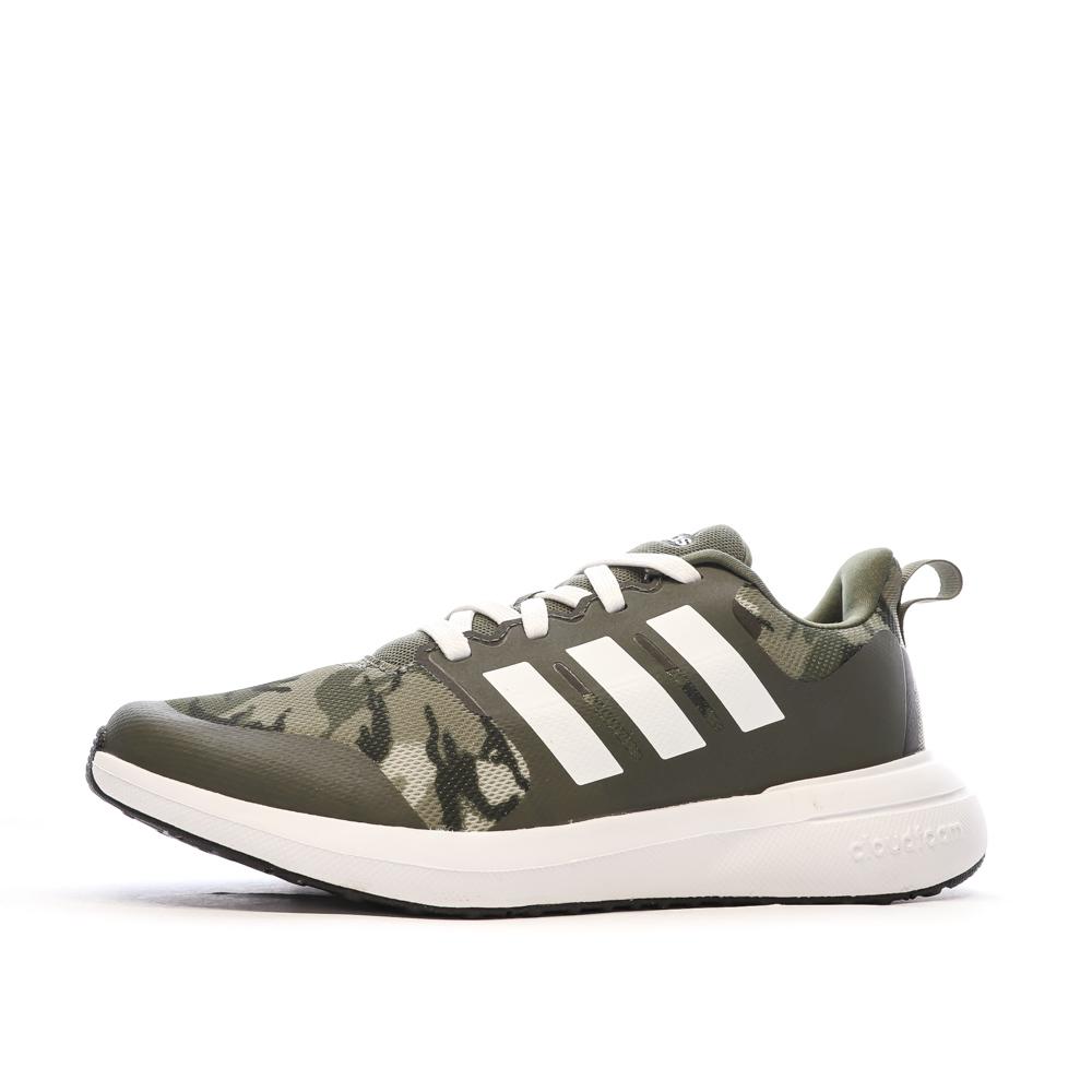 Baskets Kaki Garçon Adidas Fortarun 2.0 pas cher