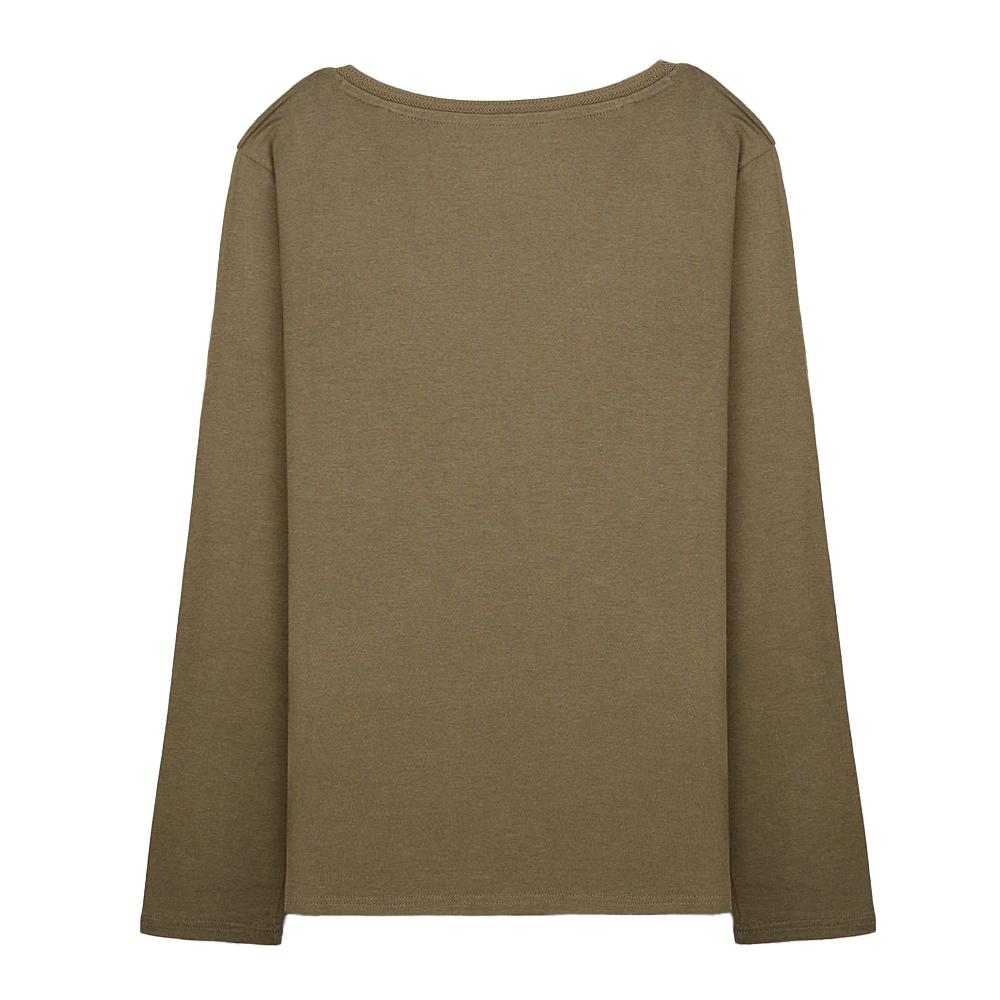 T-shirt Kaki Femme Teddy Smith Miana vue 2