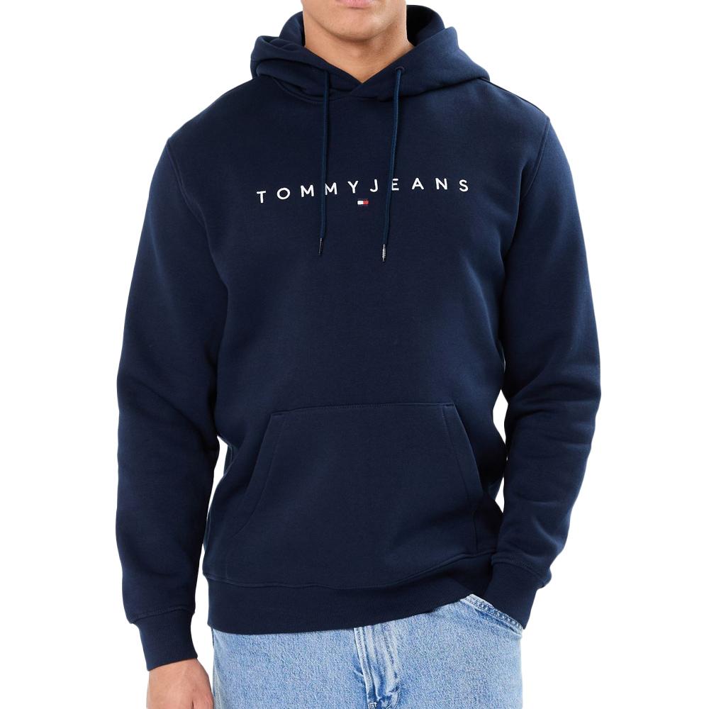 Sweat Marine Homme Tommy Hilfiger Washed DM0DM20746 pas cher