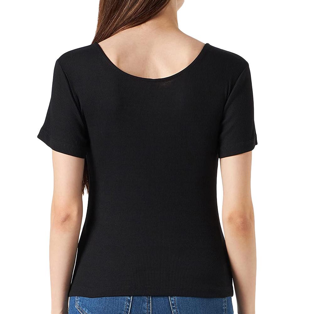 T-shirt Noir Femme Only Simple vue 2