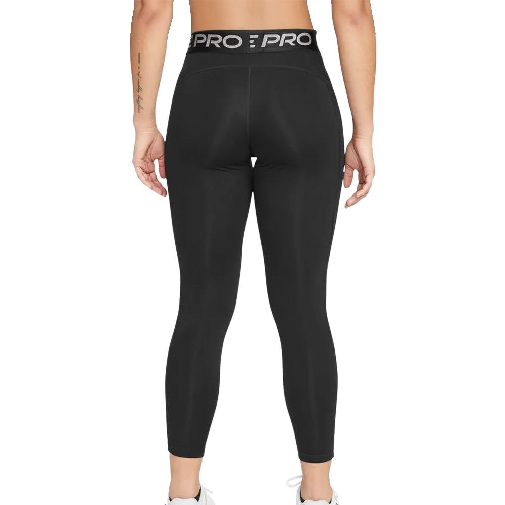 Legging Noir Femme Nike Tght Shine vue 2