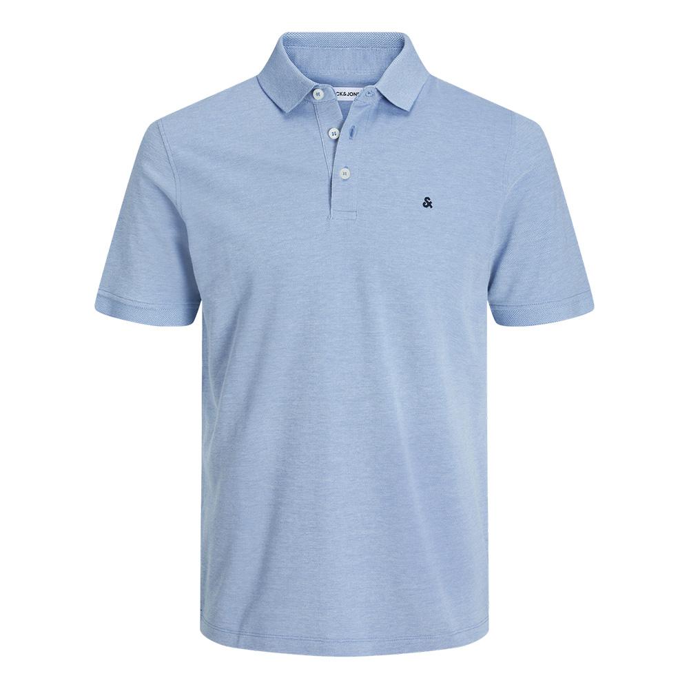 Polo Bleu Clair Homme Jack & Jones Paulos Play pas cher