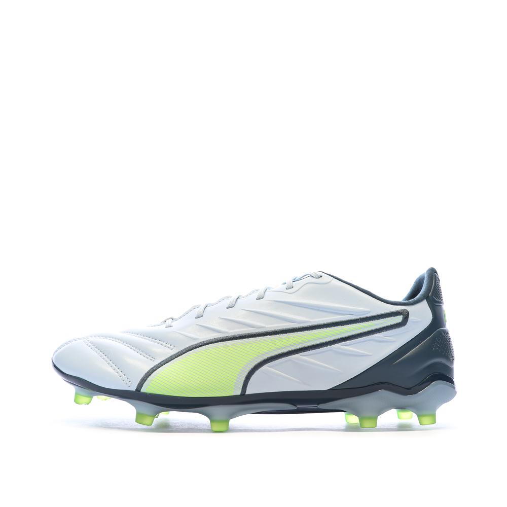 Chaussures de Foot Grises Homme Puma King Pro FG/AG pas cher