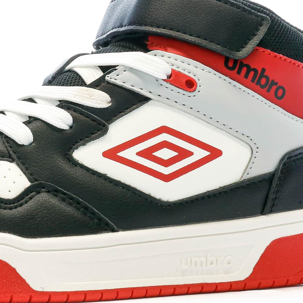Baskets Rouges/Noires/Blanches Garçon Umbro Olly vue 7