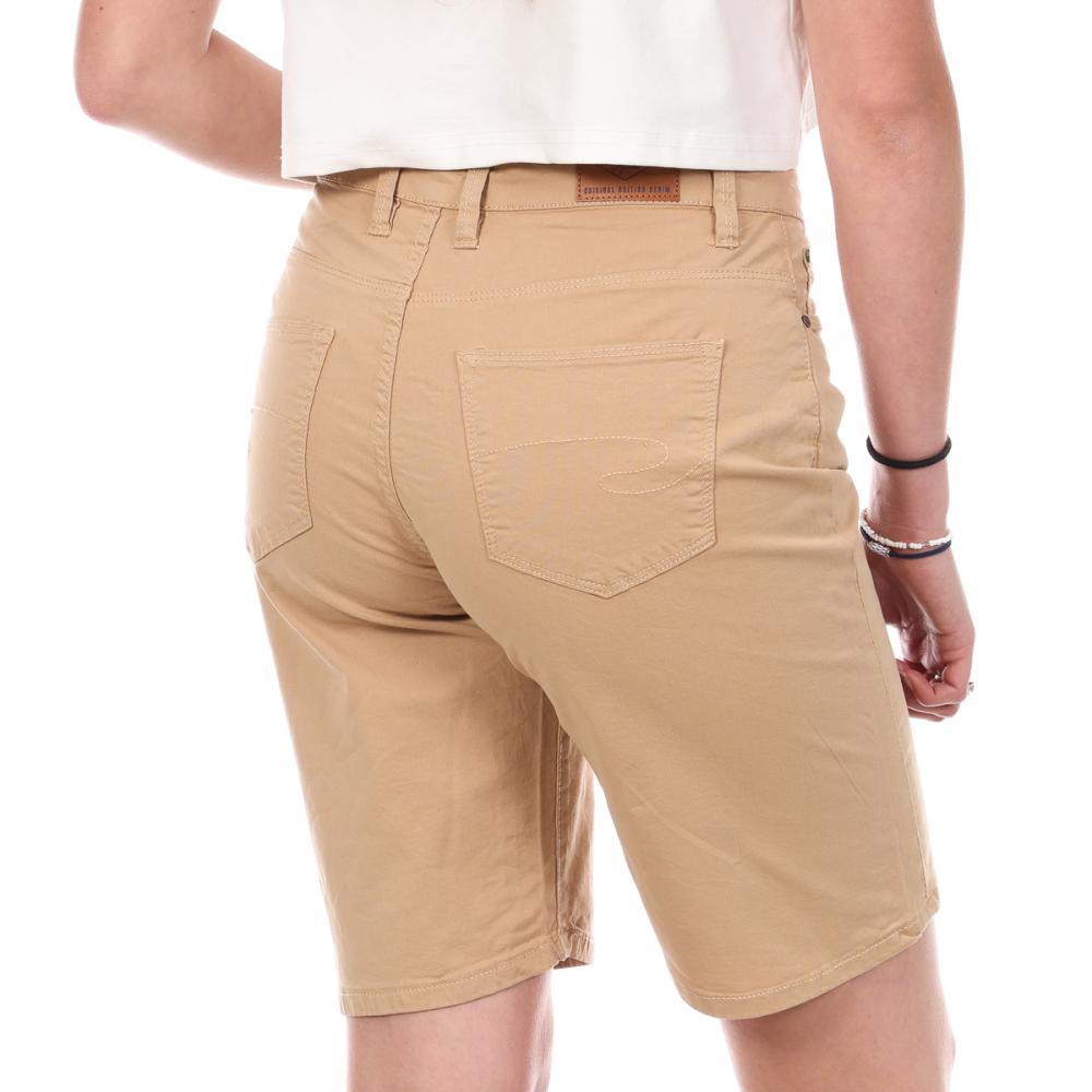 Bermuda Beige Femme Lee Cooper Wopara vue 2