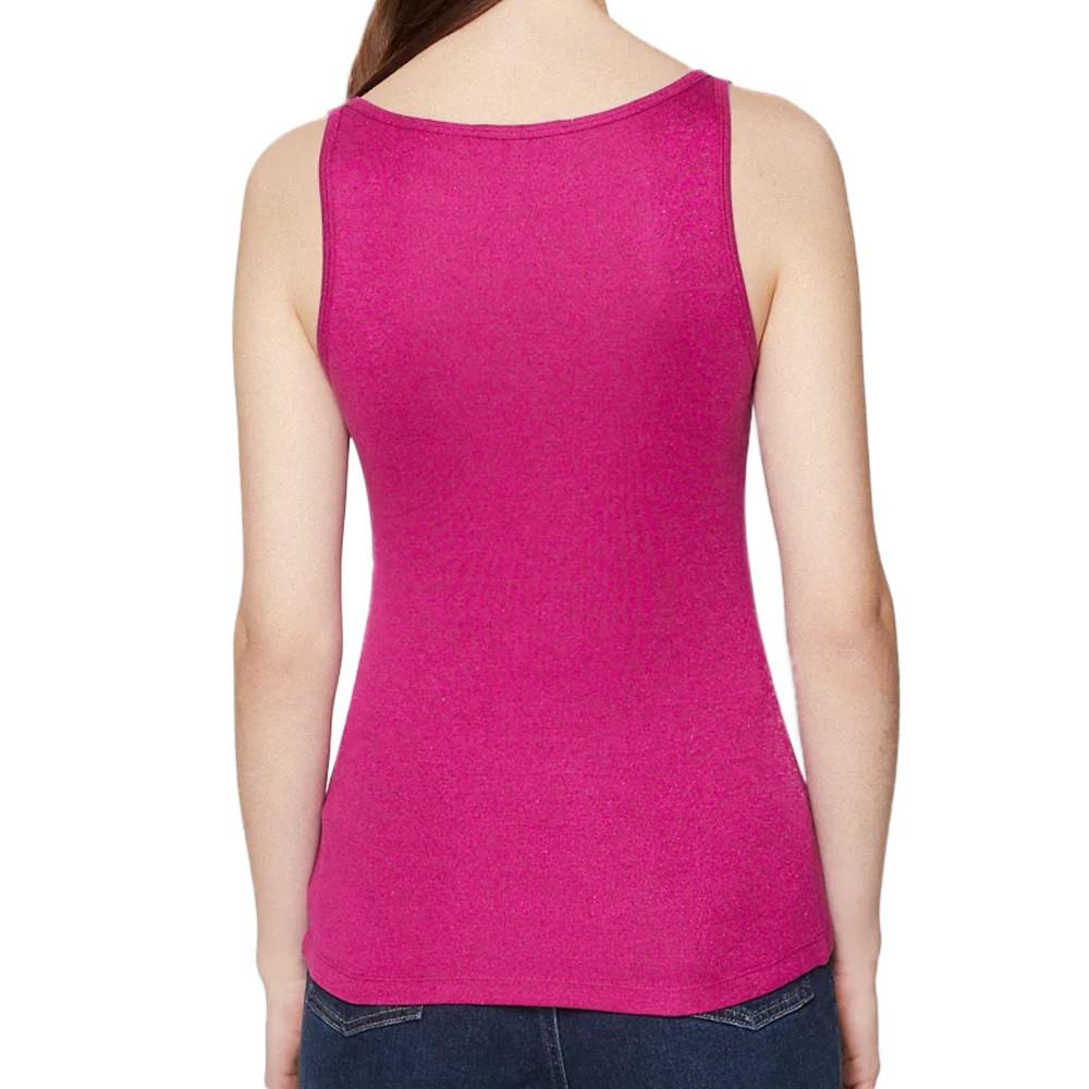 Débardeur Rose fuchsia Femme Morgan Dido vue 2