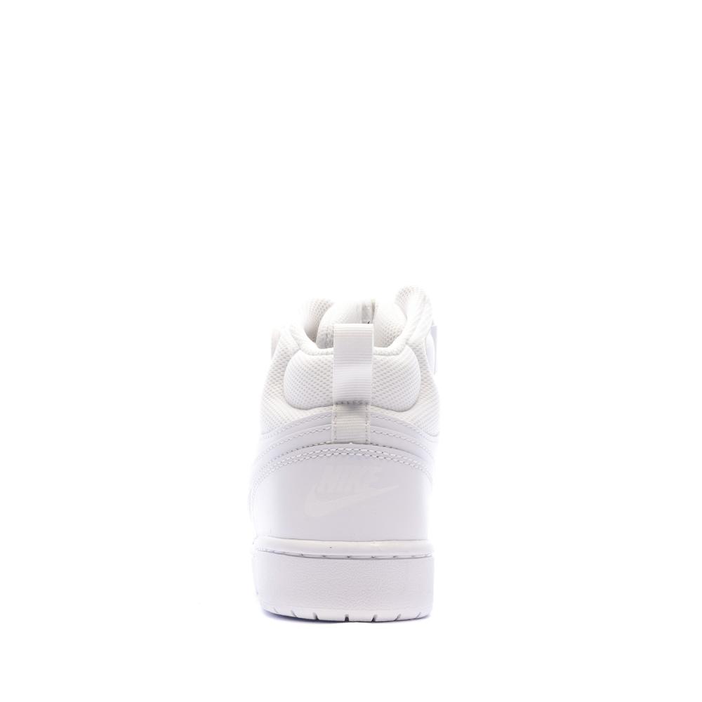 Baskets Blanche Enfant Nike Court Borough Mid 2 vue 3