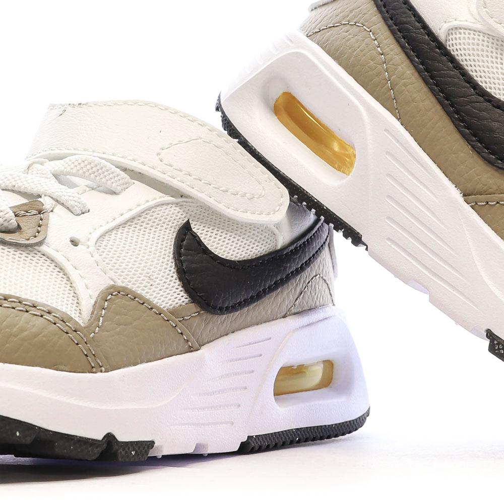 Baskets Blanches/Marron Garçon Nike Air Max vue 7