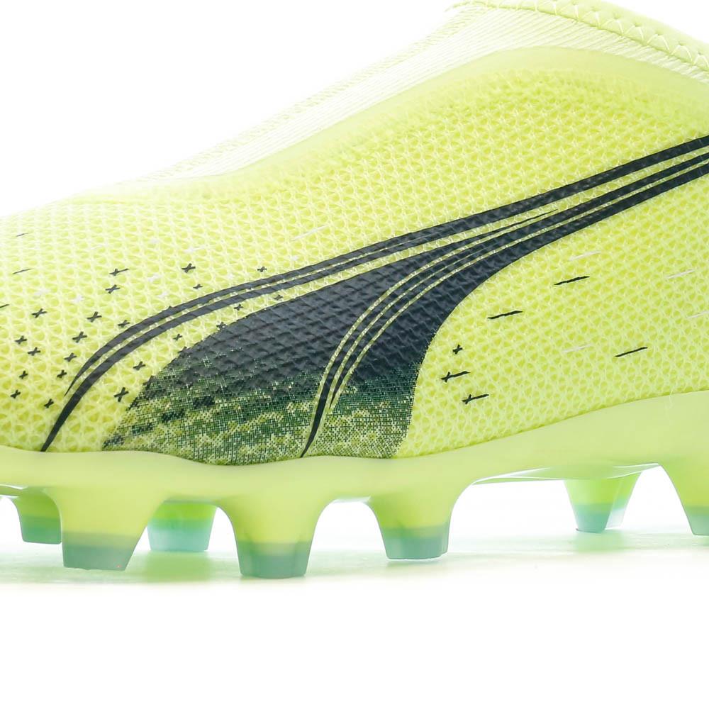 Chaussures de football Jaune Garçon Puma Ultra Match vue 7