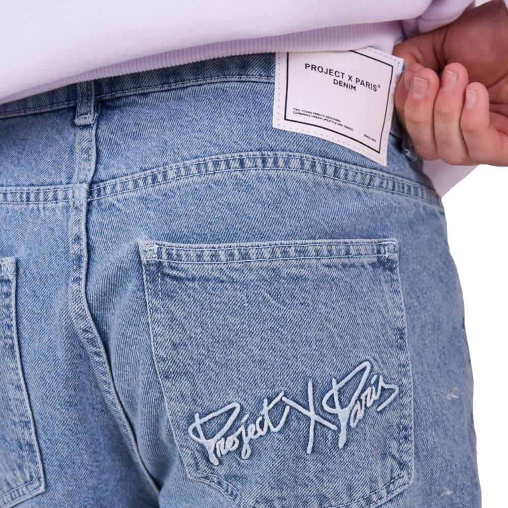 Jean Mom Bleu Homme Project X Paris Basic vue 3