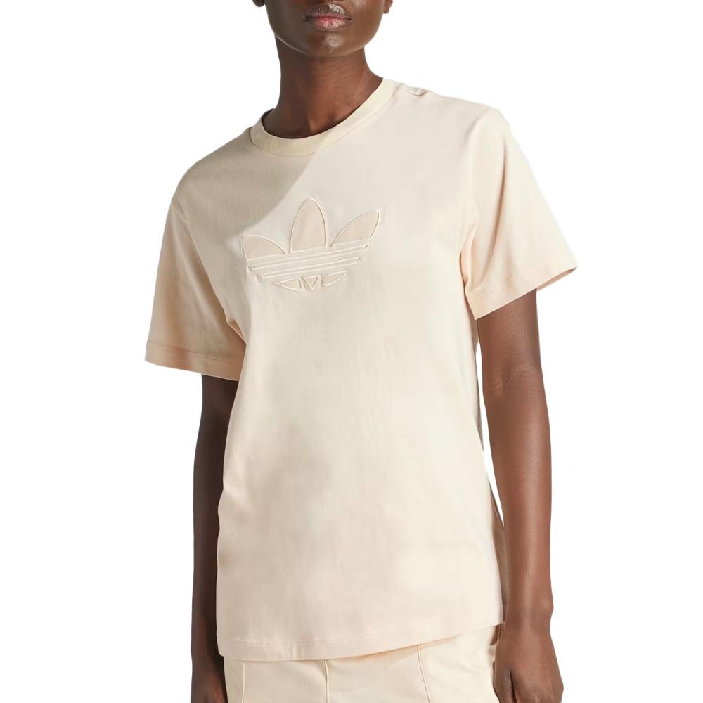 T-shirt Jaune Femme Adidas Monogram pas cher