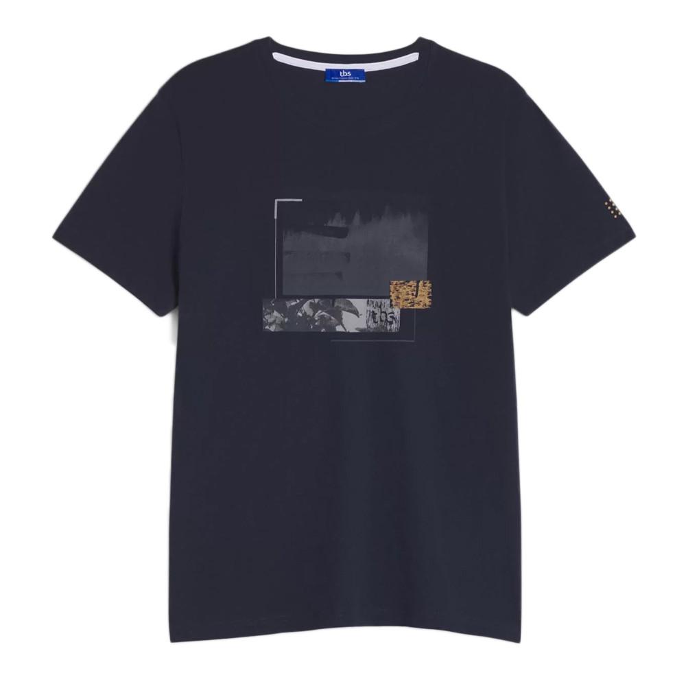 T-shirt Marine Homme TBS CASEYTE pas cher