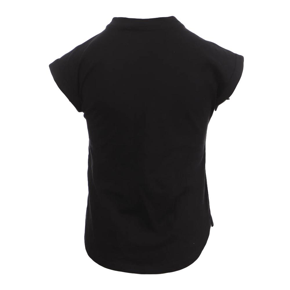 T-shirt Noir Fille Teddy Smith Trobo vue 2
