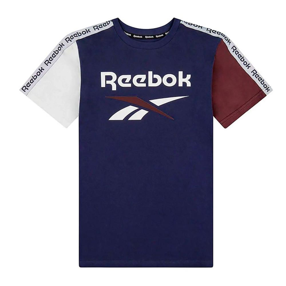 T-shirt Marine Garçon Reebok Tee pas cher