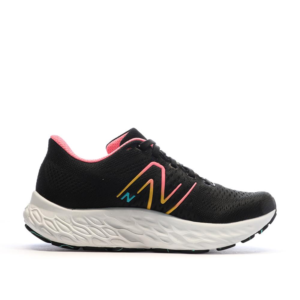 Chaussures de running Noires/Roses Femme New Balance Evoz vue 2