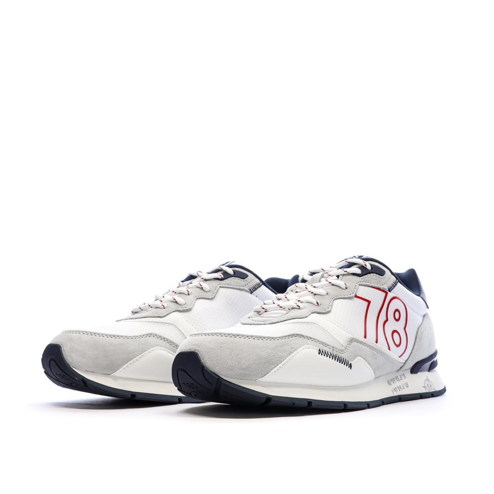 Zapatillas blancas/grises para hombre TBS Djon ver 6