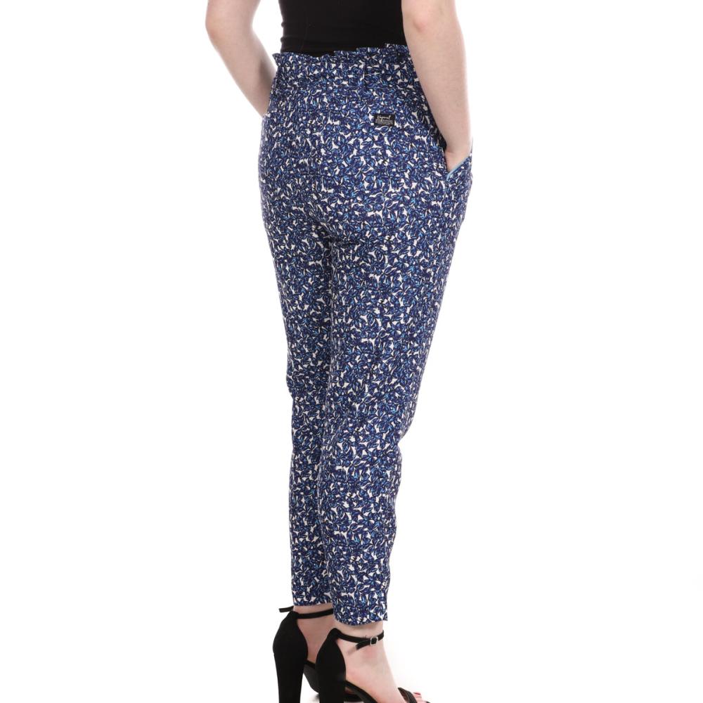 Pantalon Bleu à fleurs Femme Kaporal Polo vue 2