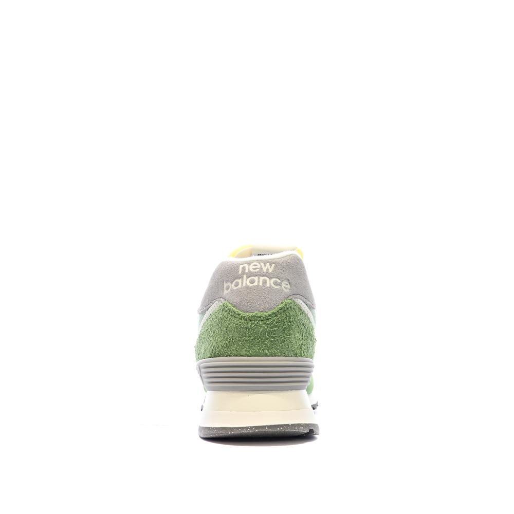 Baskets Vert Pomme Homme New Balance 574 vue 3