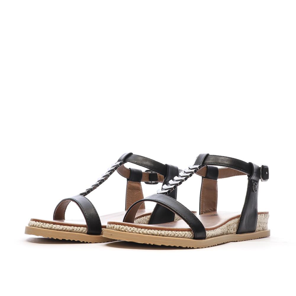Sandales Noir Femme Chattawak SARA vue 6