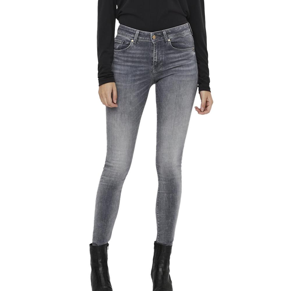 Jean Gris Slim Femme Vero Moda Lux pas cher