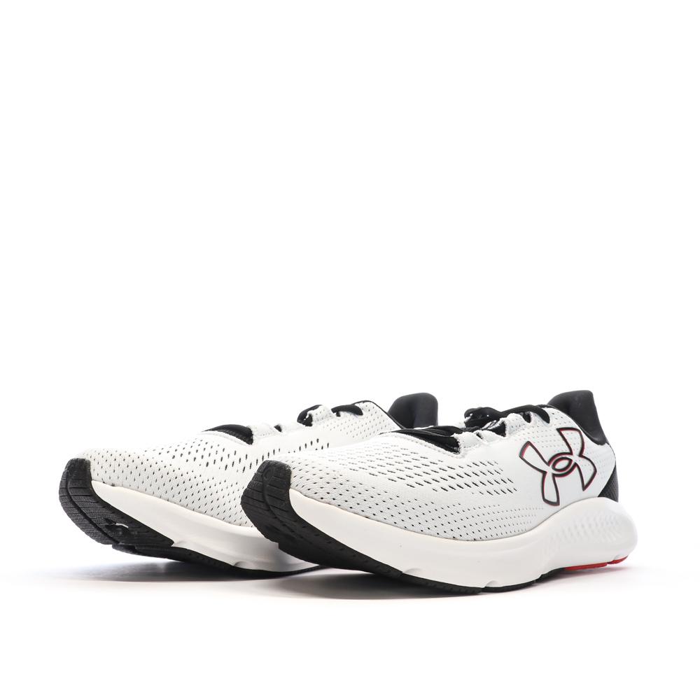 Chaussures de running Blanc/Noir/Rouge Homme Under Pursuit vue 6