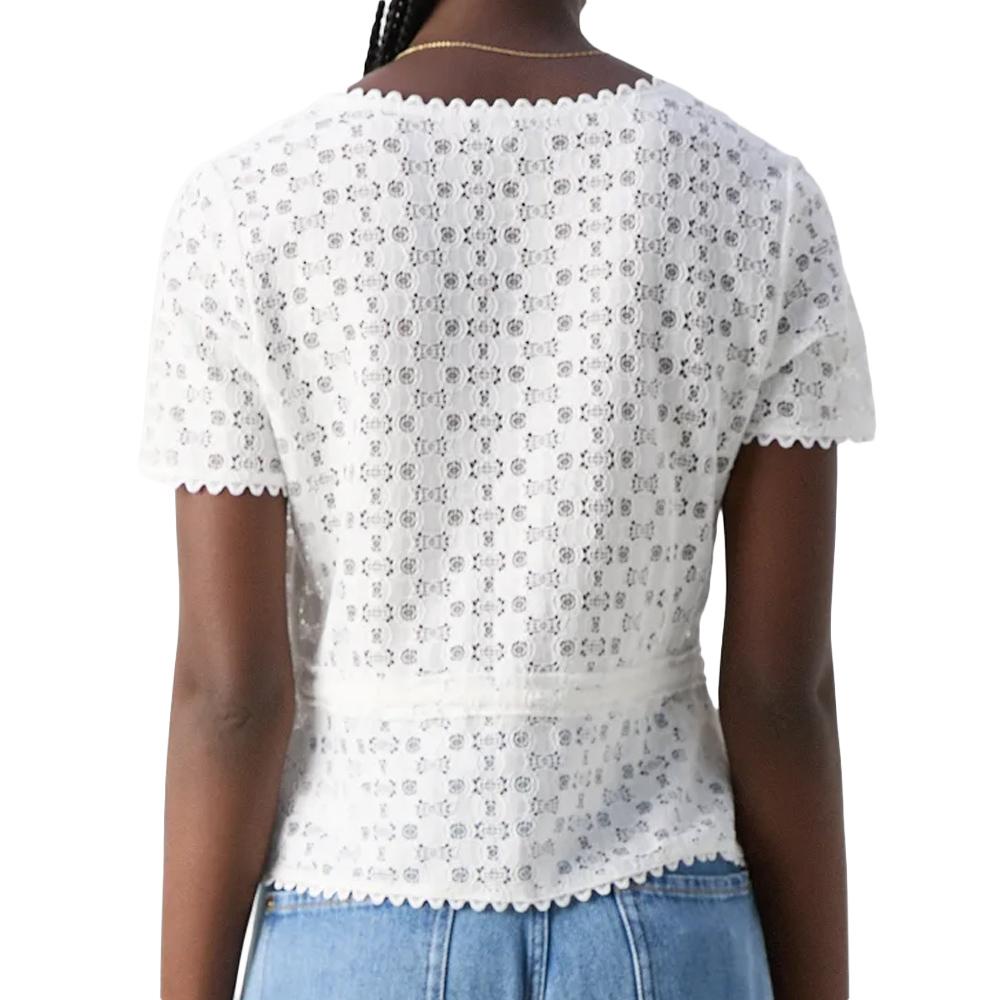 Blouse Blanche Femme Morgan DATE vue 2