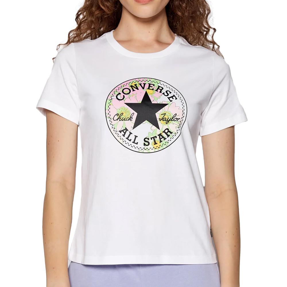 T-shirt Blanc Femme Converse Inspired Takedown pas cher