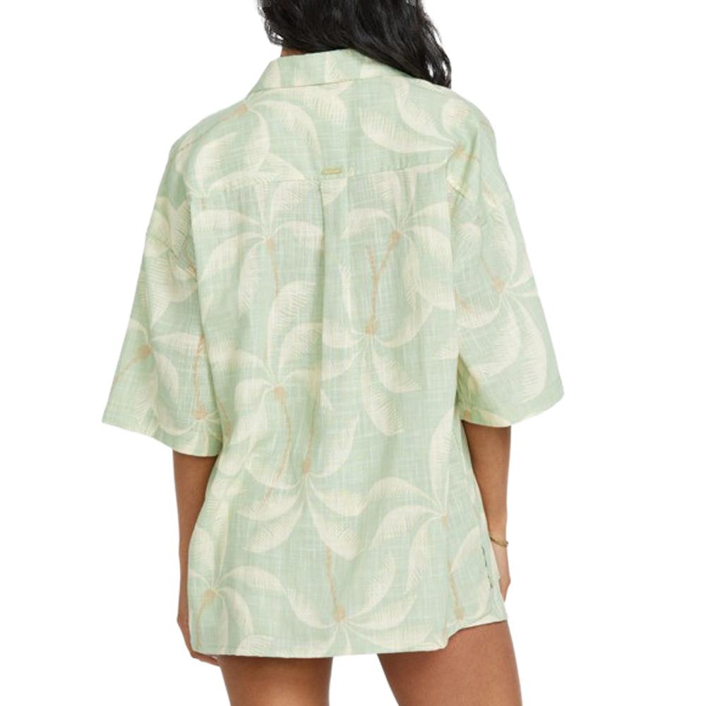 Chemise Verte Femme Billabong Beach Side vue 2