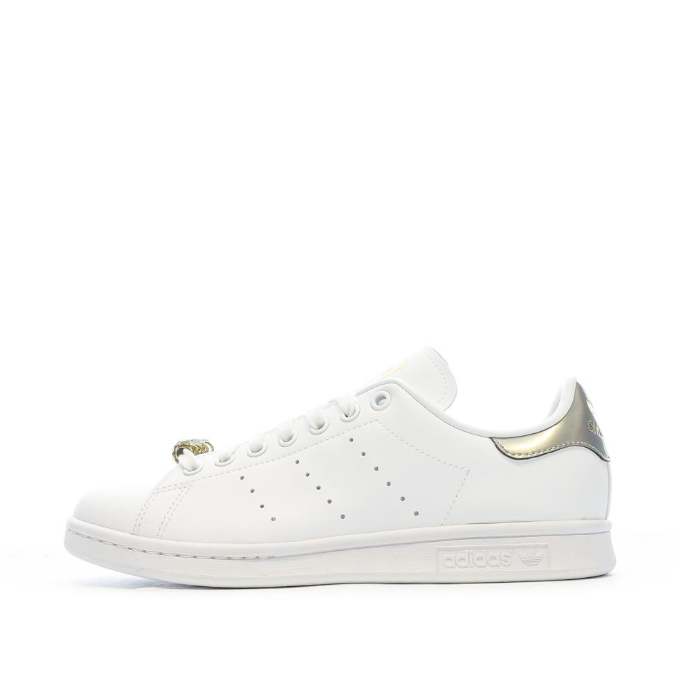 Baskets Blanches Femme Adidas Stan Smith GY9573 pas cher