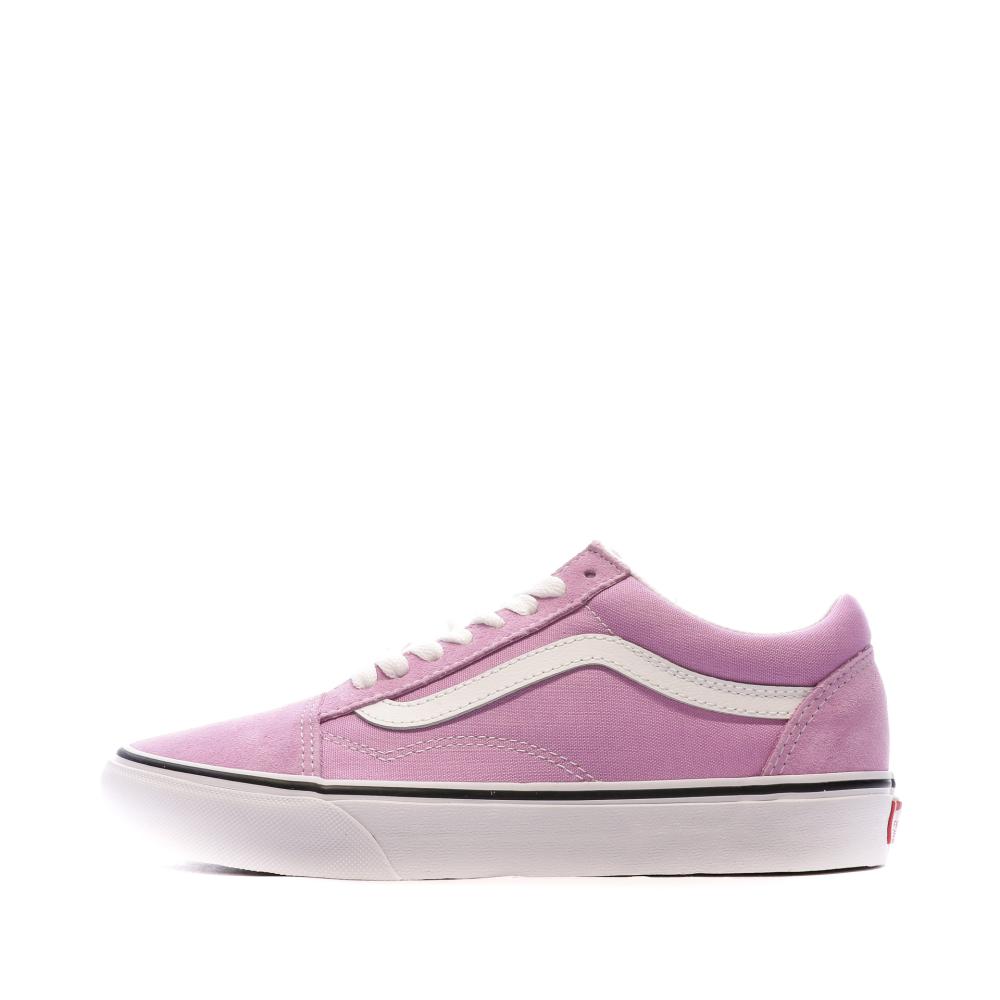 Baskets Mauve Femme Vans Old Skool pas cher