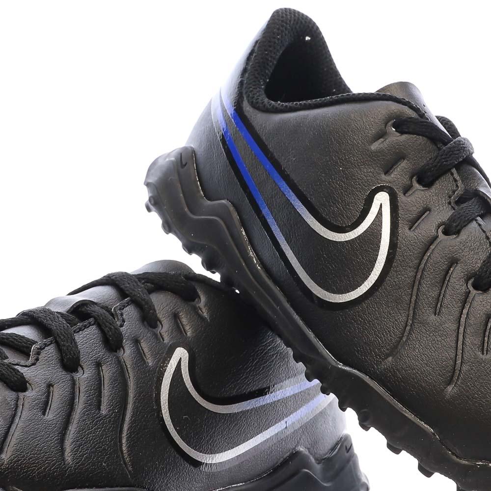 Chaussures de Foot Noir/Bleu Junior Nike Legend 10 Club TF vue 7