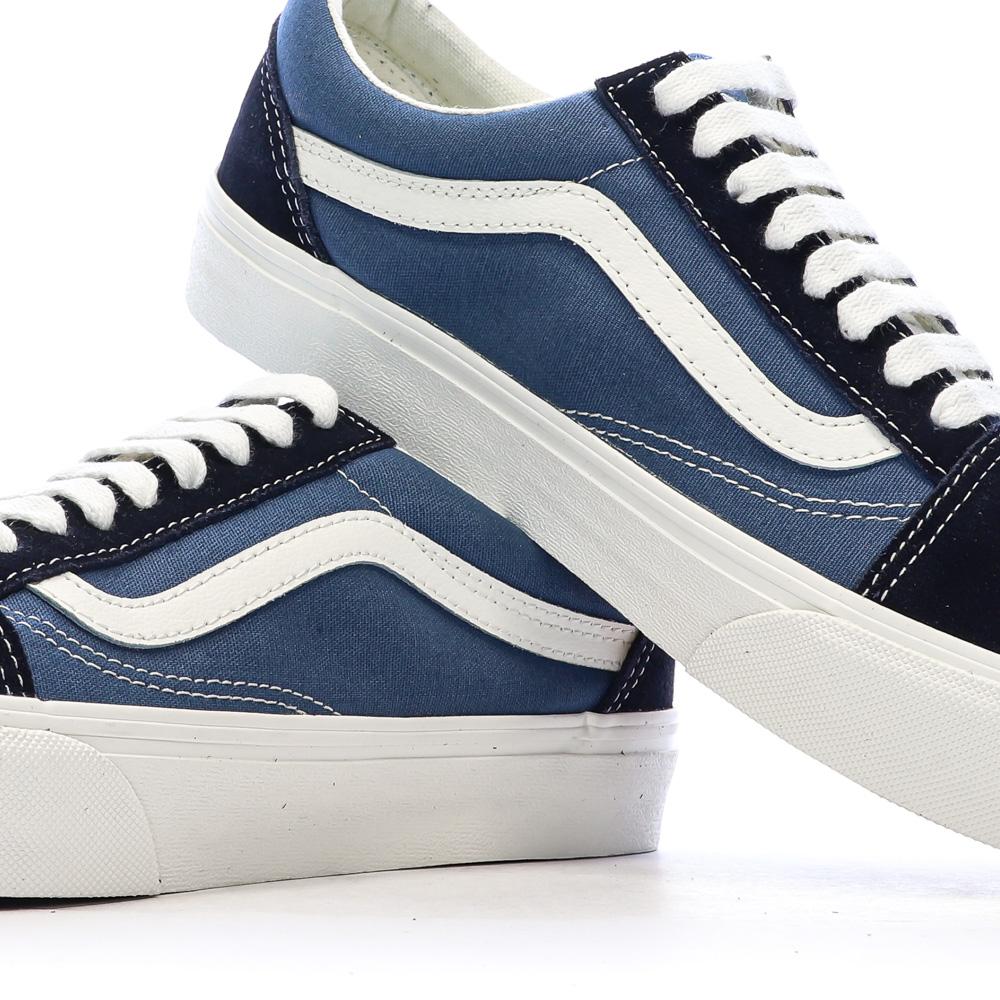 Baskets Bleu/Marine Homme Vans Old Skool Marshmallow vue 7