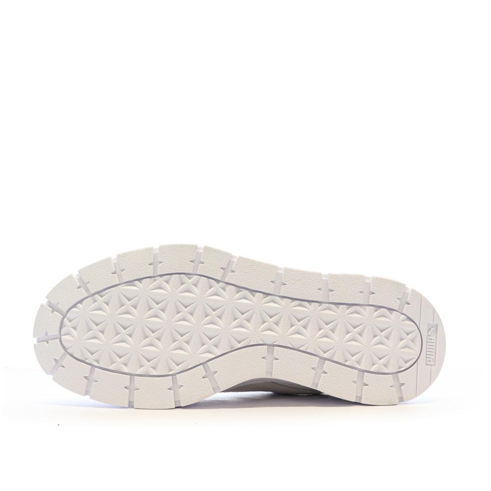 Baskets Blanches/Vert Femme Puma Mayze Stack vue 5