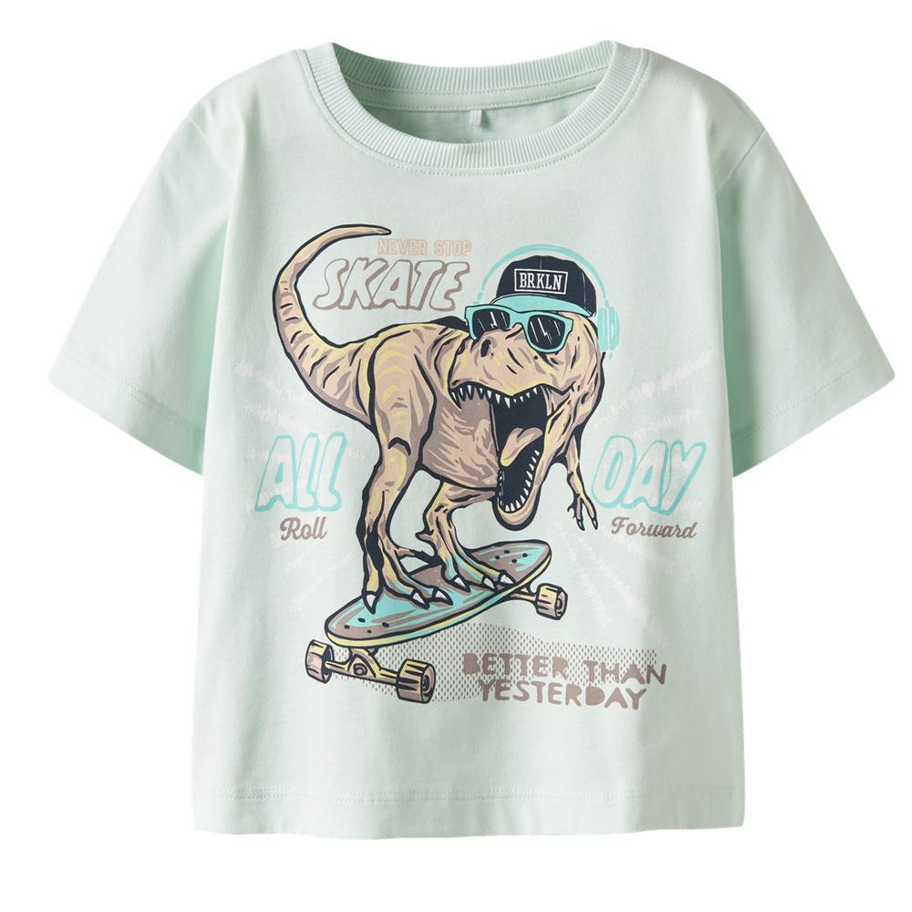 T-Shirt Vert Garçon Name it Vanyo pas cher