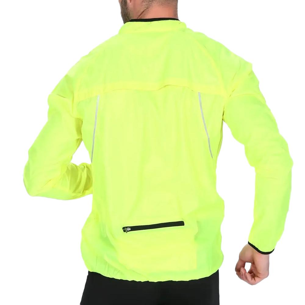 Veste Jaune Homme Mizuno Rain vue 2