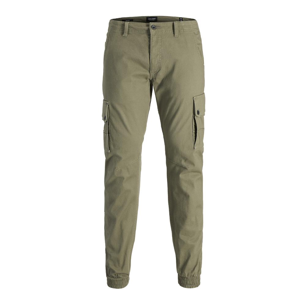 Pantalon Cargo Kaki Homme Jack & Jones Warner 12167596 pas cher