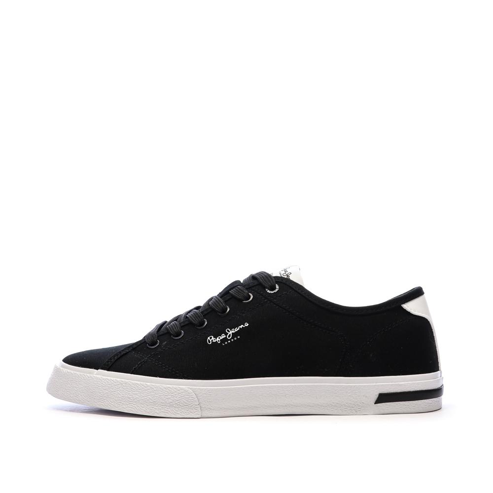 Baskets Noires Homme Pepe jeans Kenton Road pas cher