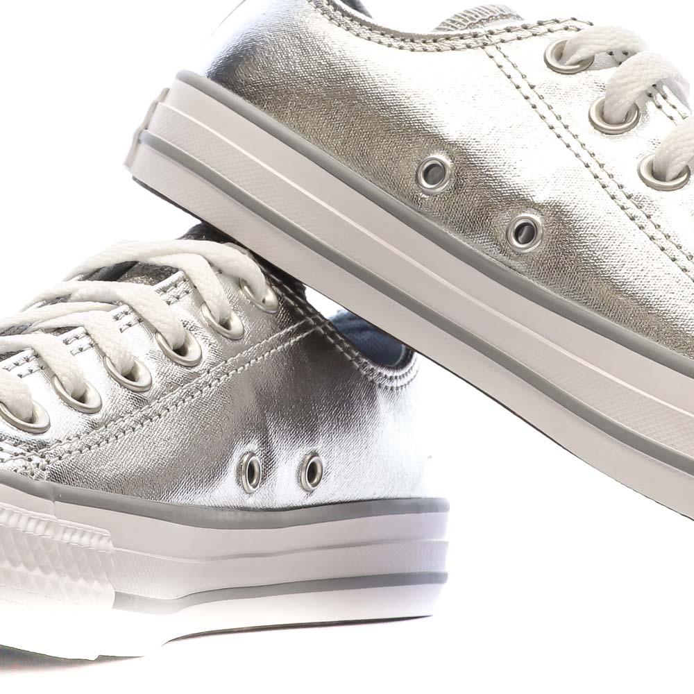 Baskets Argentées Femme Converse Chuck Taylor All Star A05433C vue 7