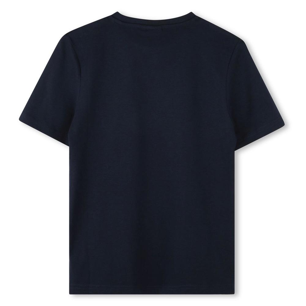 Camiseta azul marino para niño de Hugo Boss J52701 ver 2
