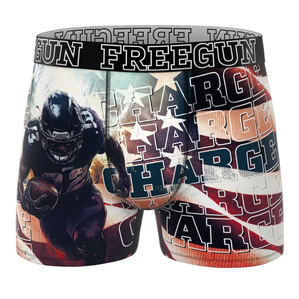 Boxer Noir/Bleu Garçon Freegun USA pas cher