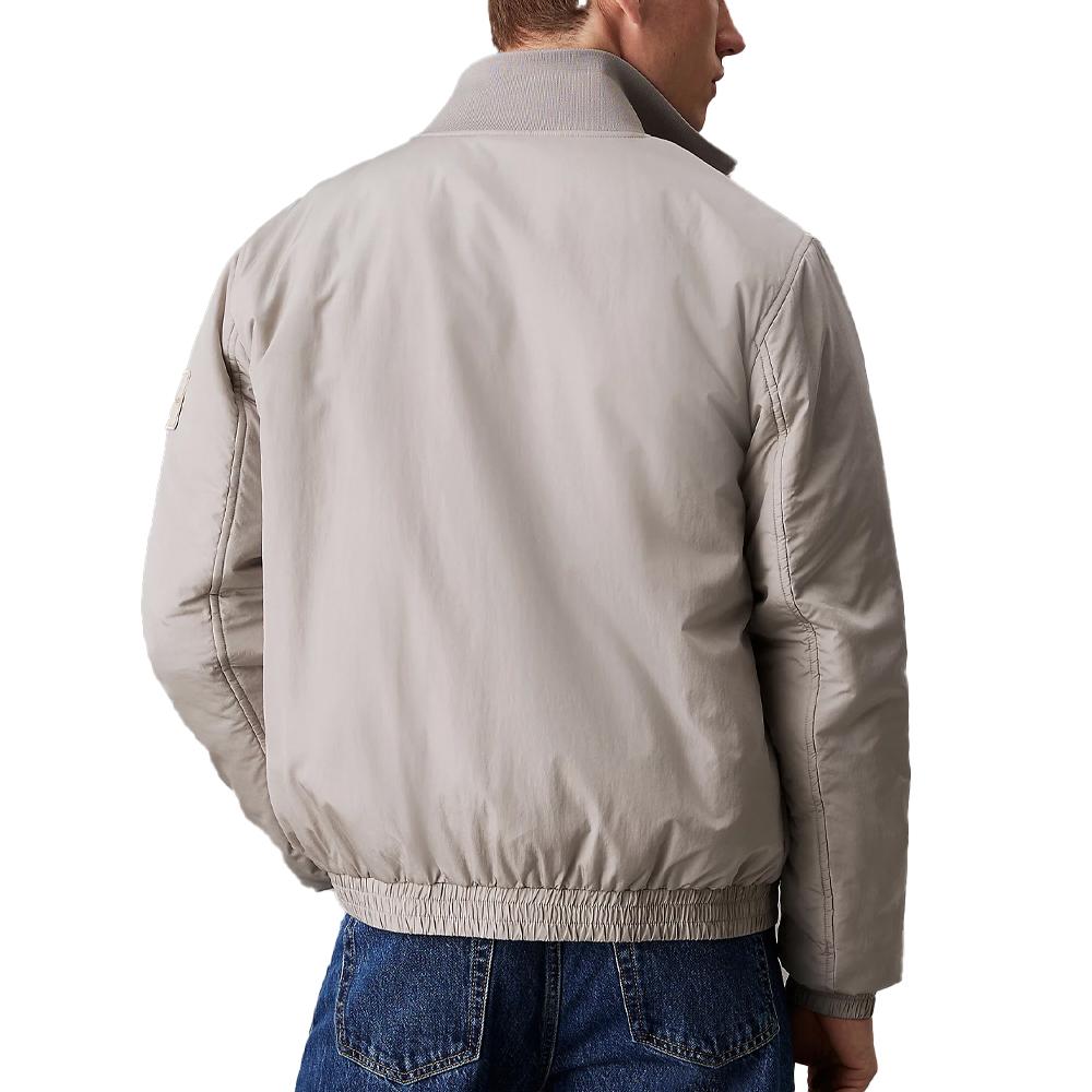 Blouson Gris Homme Calvin Klein Jeans Harrington vue 2