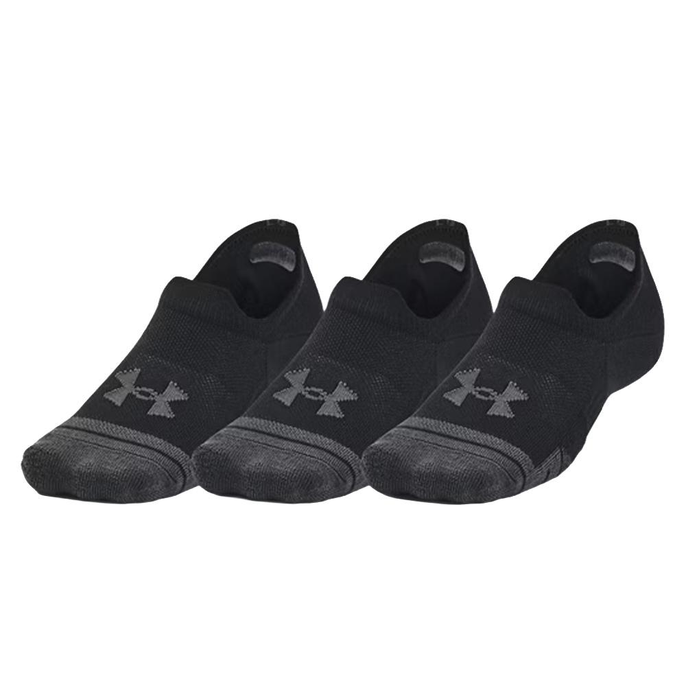 Lot de 3 Paires de Chaussettes Mixte Noir Under Armour Ua Performance Tech 3 pas cher