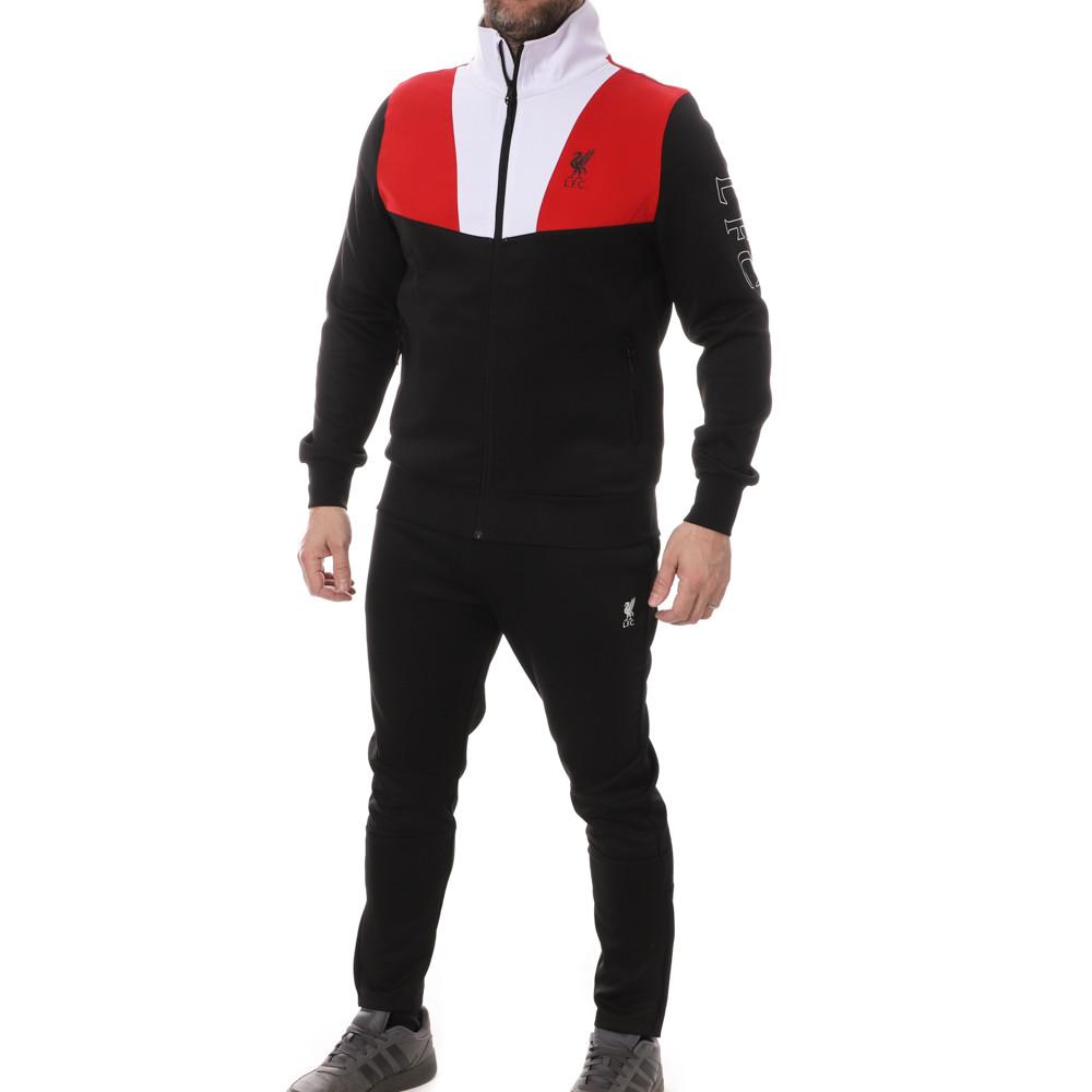 Survêtement Noir/Rouge Homme Liverpool CH13 pas cher