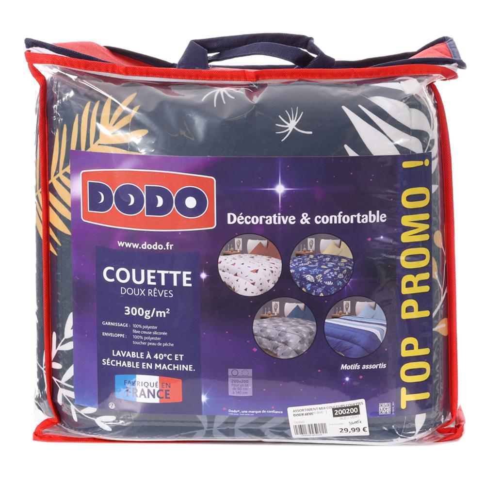 Couette Bleu Dodo Doux Rêve 200x200 pas cher