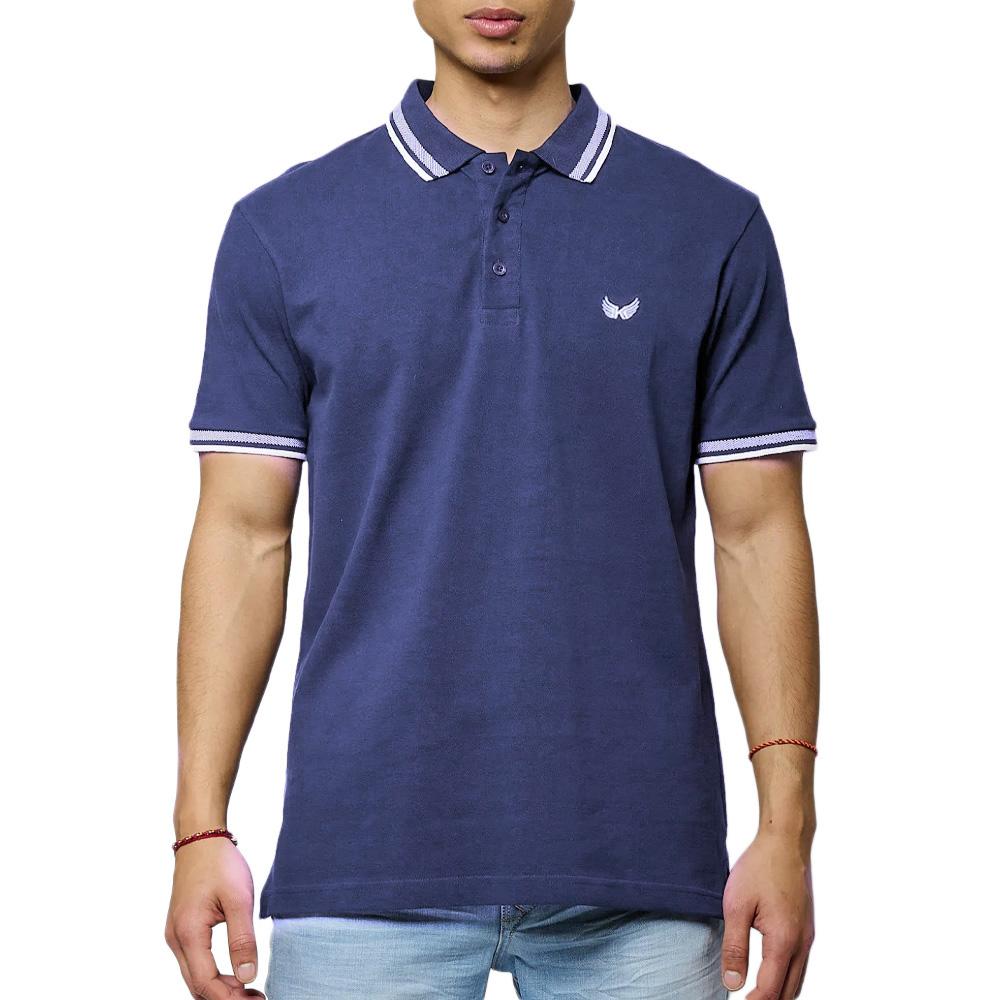 Polo Bleu foncé Homme Kaporal Marod pas cher
