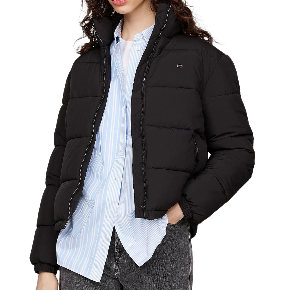 Doudoune Noire Femme Tommy Hilfiger Puffer pas cher